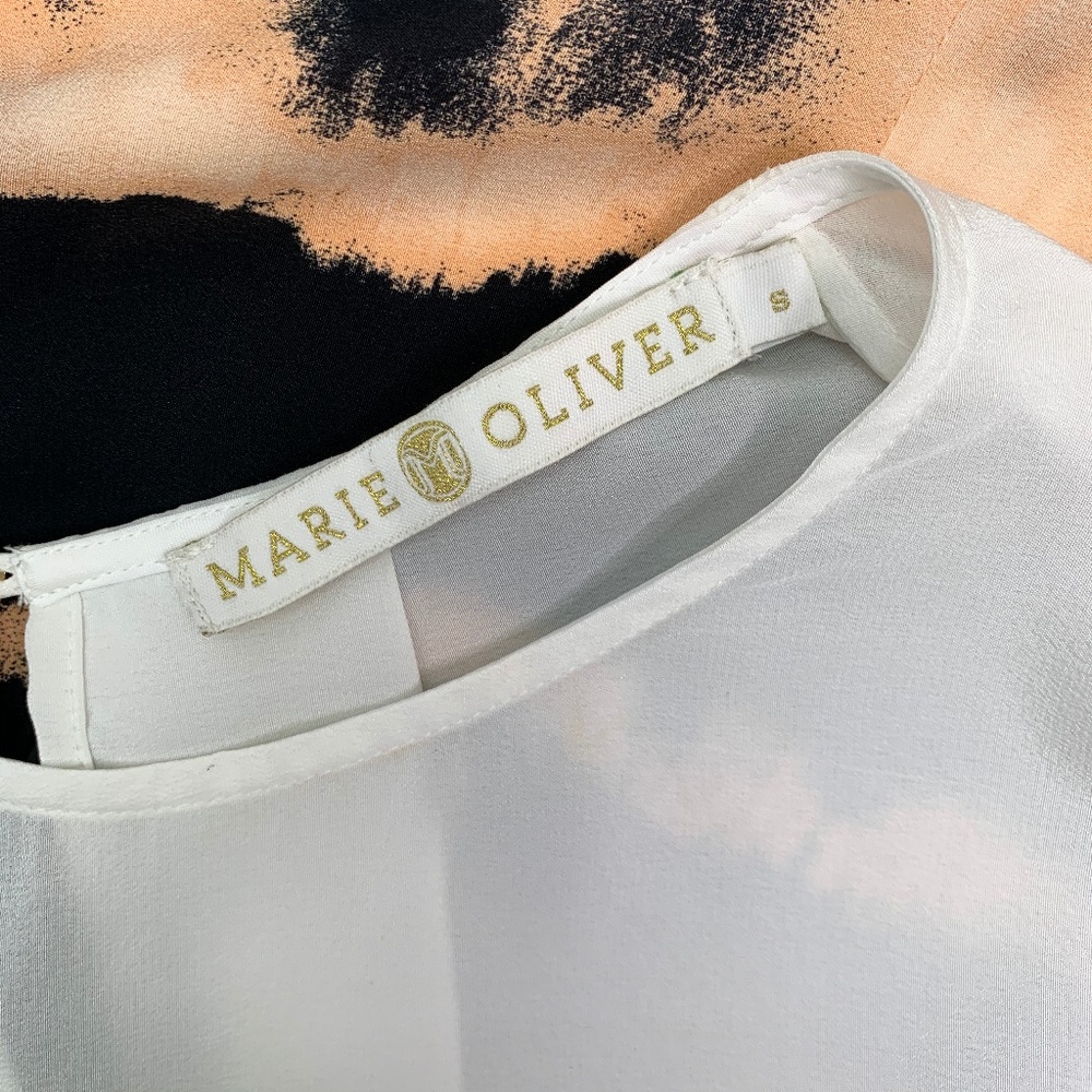 Marie Oliver Silk Blouse Small Sanders Tie Dye - Picture 2 of 8